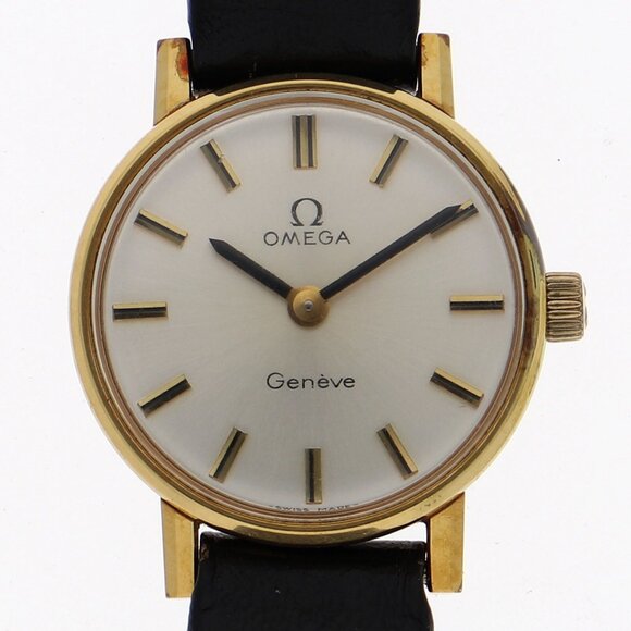 OMEGA Watches Gold Plated/leather Hand Winding - Picture 1 of 7